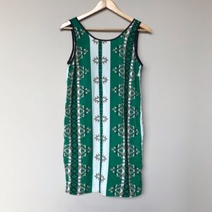 Patterned Shift Dress